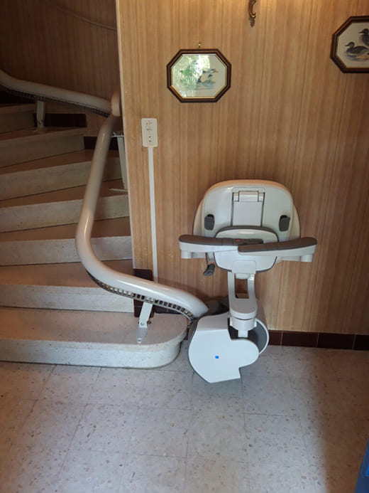 siège monte escalier béziers installation