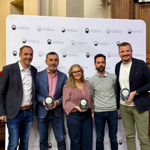 photo de la remise des trophées lors de la cérémonies de l