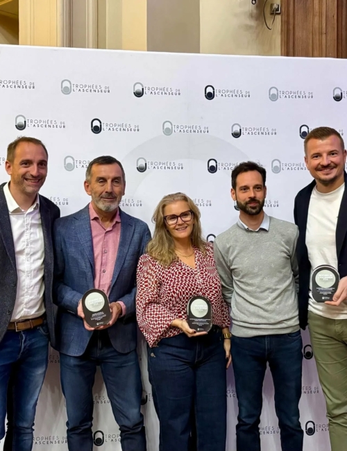 photo de la remise des trophées lors de la cérémonies de l